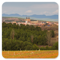 Der erste Blick auf Astorga
