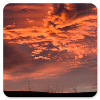 Dramatische Morgenstimmung