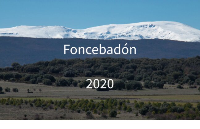 Kalender 2020 - Foncebadón (4,7 MB) spanische Version